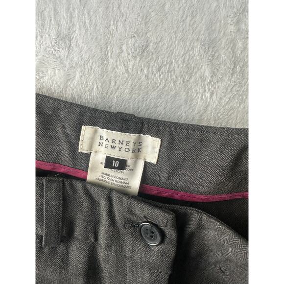 Barneys New York Tailored Gray Dress Pants – Size 10 - Picture 3 of 6